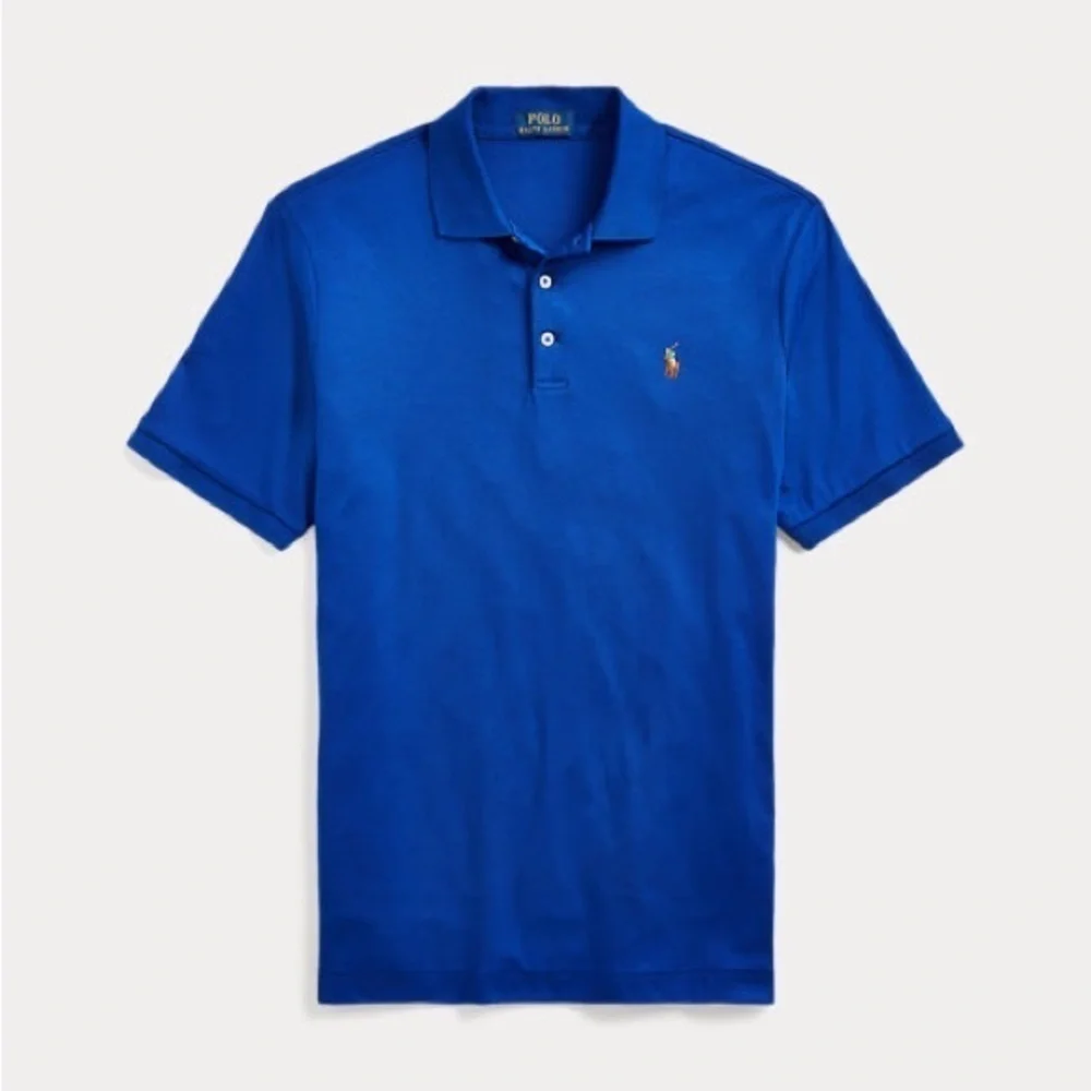 Polo Ralph Lauren Blue Classic Soft Cotton Polo Shirt XL